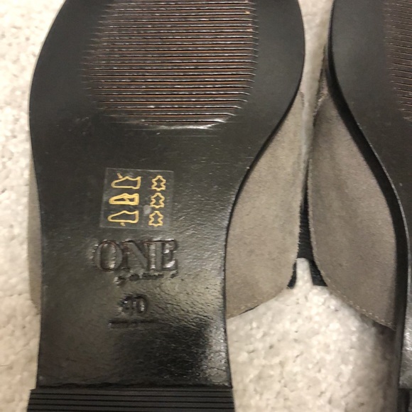 New One Teaspoon grey suede studded mules Sz 40 - Picture 5 of 5